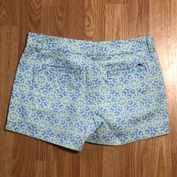 Blue and green shorts. - Picture 2 of 2